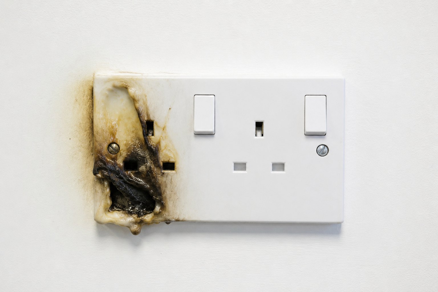 Burning smell from a socket: what to do